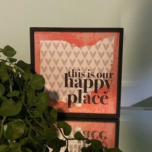 Ohio This is Our Happy Place Home Accent